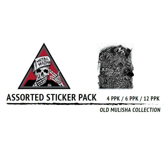 Old Mulisha Collection Stickers - 12 Pack