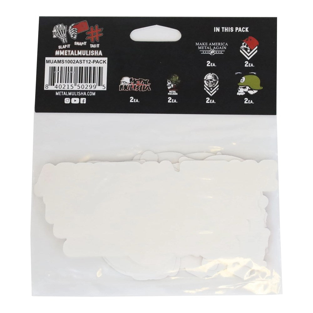 Stickers Assorted 12 Pack