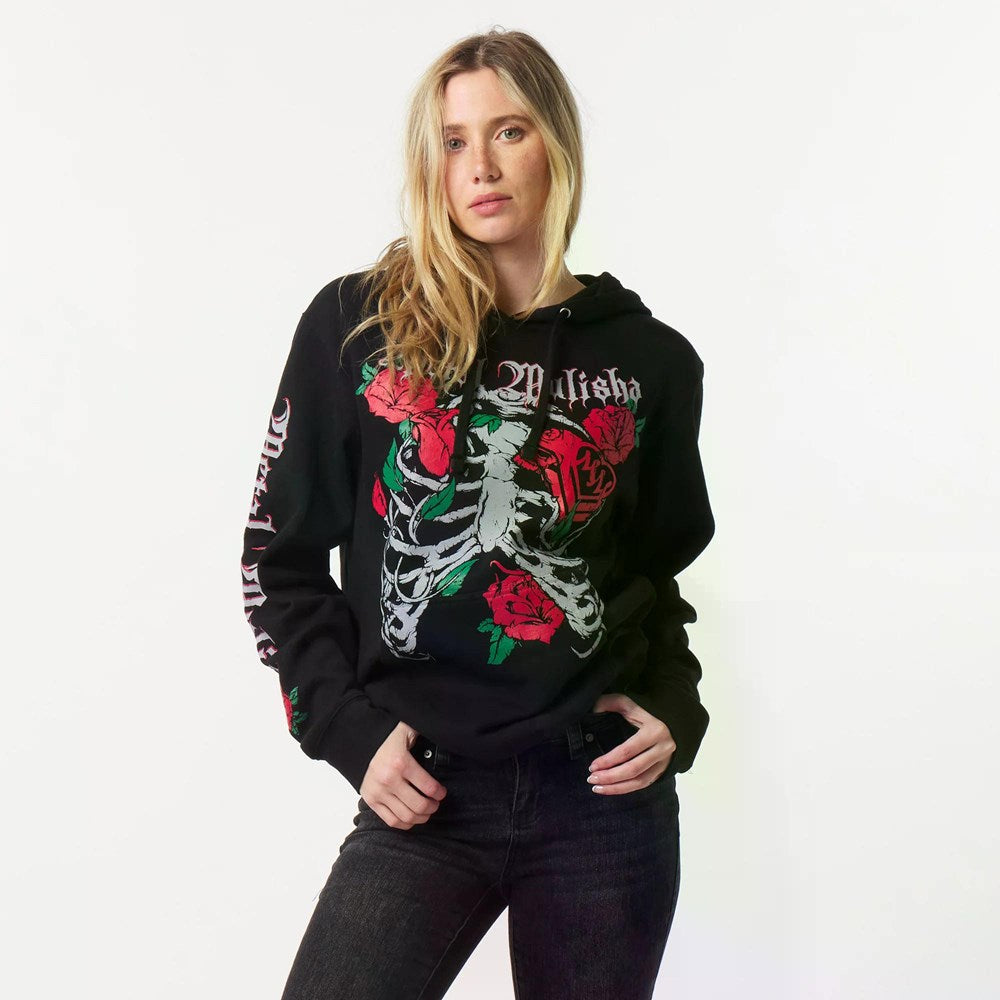 Bonez Pullover Womens Heavy Hoody