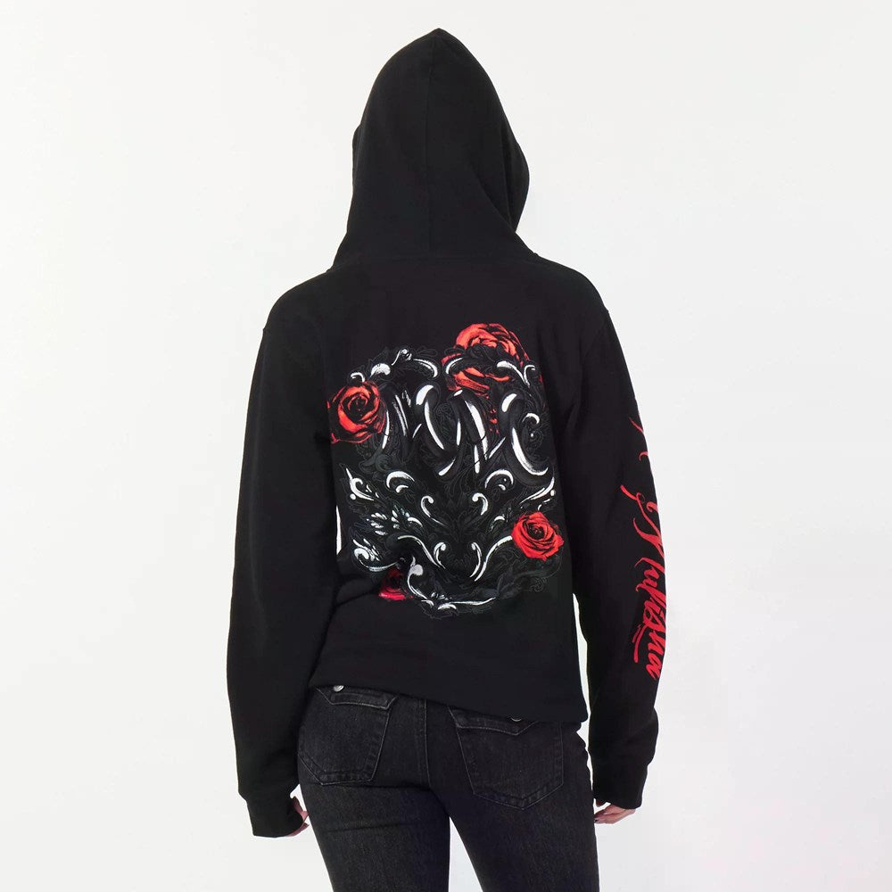 Wicked Games Womens Pullover Heavy Hoody